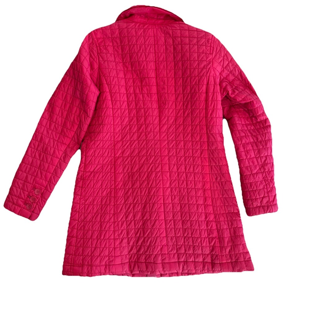Talbots S P‎ red Quilted jacket Classic Chic Iconic Excellent Wow - Picture 8 of 8